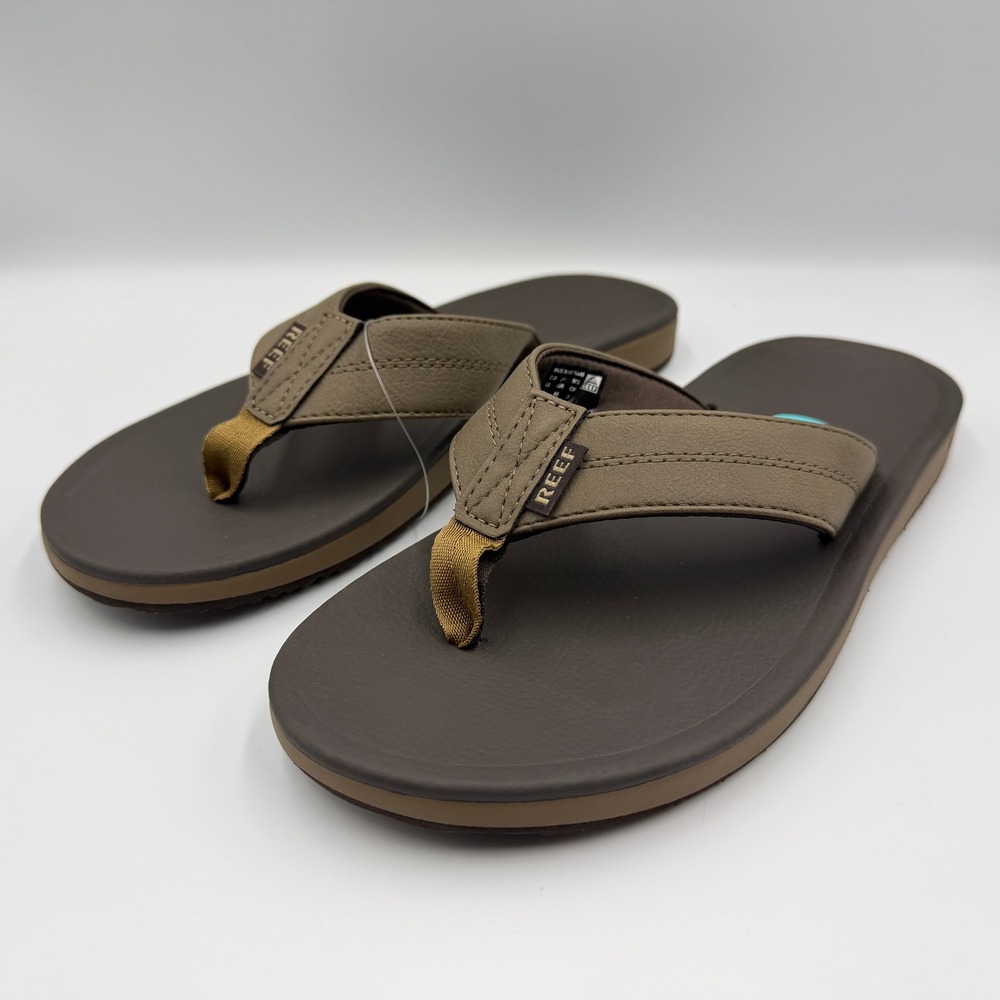 Reef Journeyer Flip Flop Mens 8 Brown NWT Water Friendly Comfort Sandal